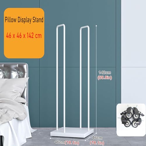 Chariot de rangement pour coussins métallique compact à roulettes - 3