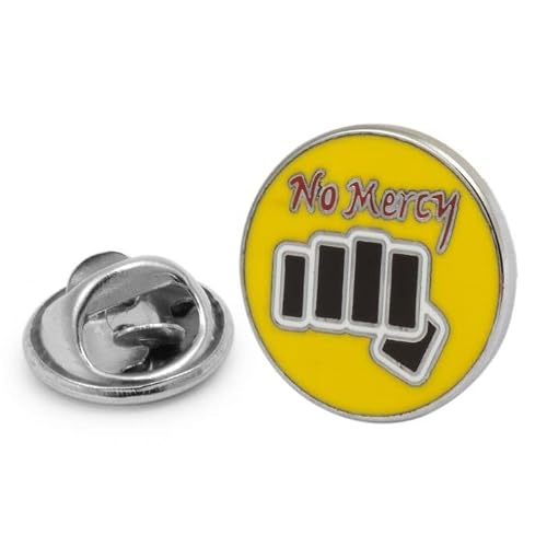 Gemelolandia | Pin de solapa Cobra Kai No mercy - 16mm | Pines Originales Para Regalar | Para las Camisas, la Ropa o para tu Mochila | Detalles Divertidos (No mercy)