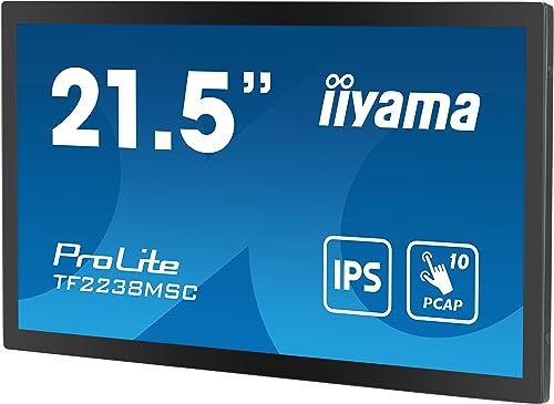 iiyama ProLite TF2238MSC B1 Écran LED 21.5 cadre ouvert écran tactile 1920 x 1080 Full HD IPS 600 cdm² 1000:1 5 ms HDMI DisplayPort - vue 7