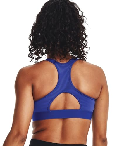 Image of Women's HeatGear Armour High Sports Bra Royal /Black