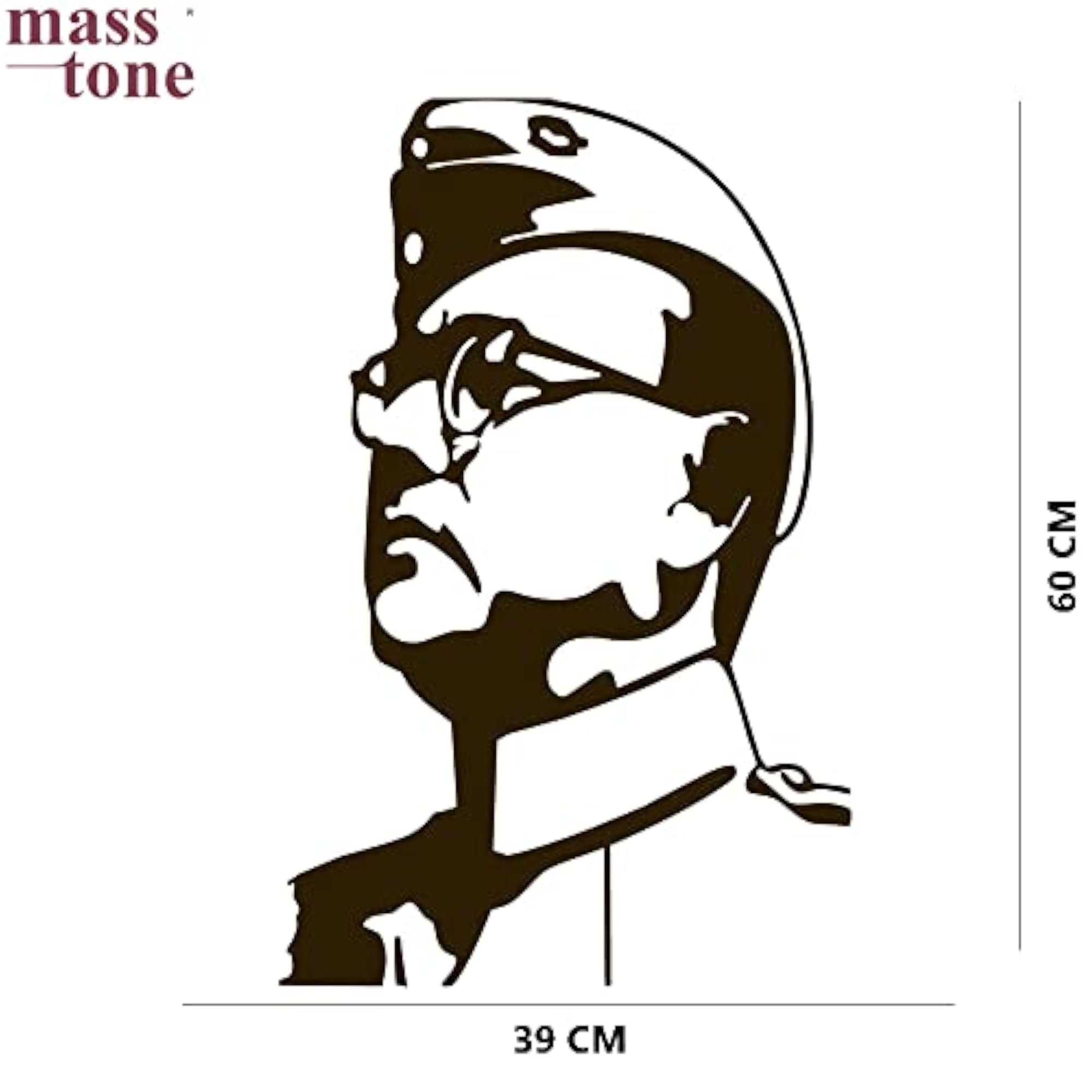 PVC Vinyl Netaji Subhashchandra Boss Wall Sticker