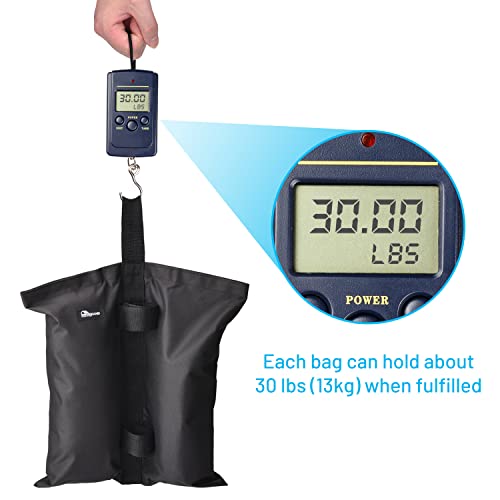 Mrrihand Paviljoen gewichten 1680D Oxford verdikken, zandzak verzwaring, paviljoen zandzakken set van 4 gewichten voor… - Image 7