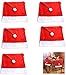 Generic Brands 5 Piezas Fundas Protectoras para sillas temáticas de Navidad Funda para sillas navideñas Cubierta de la Silla de Comedor Navidad para Decoraciones Festivas de Fiesta de Navidad