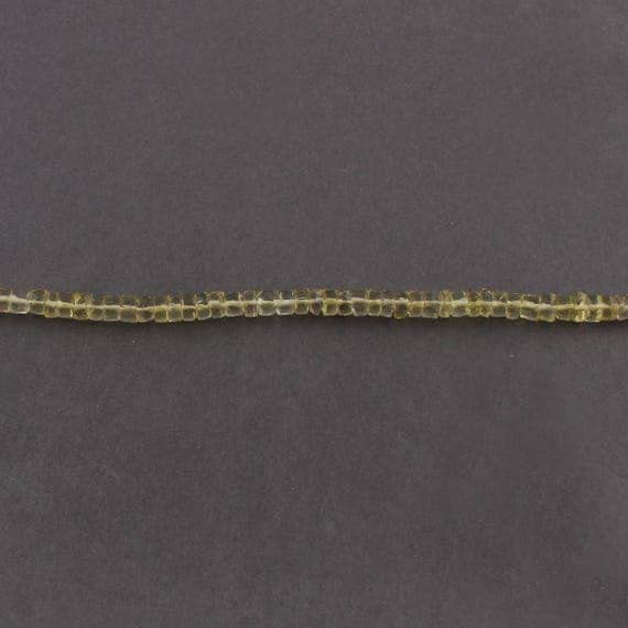 Quartz citron perles rondelles 4mm-5mm pour fabrication de bijoux LKBEADS SB4529