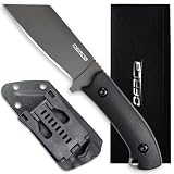 OERLA OLB-0015 Camping Fixed Blade Knife Outdoor Duty Field Small Cleaver 420HC Stainless Steel Full