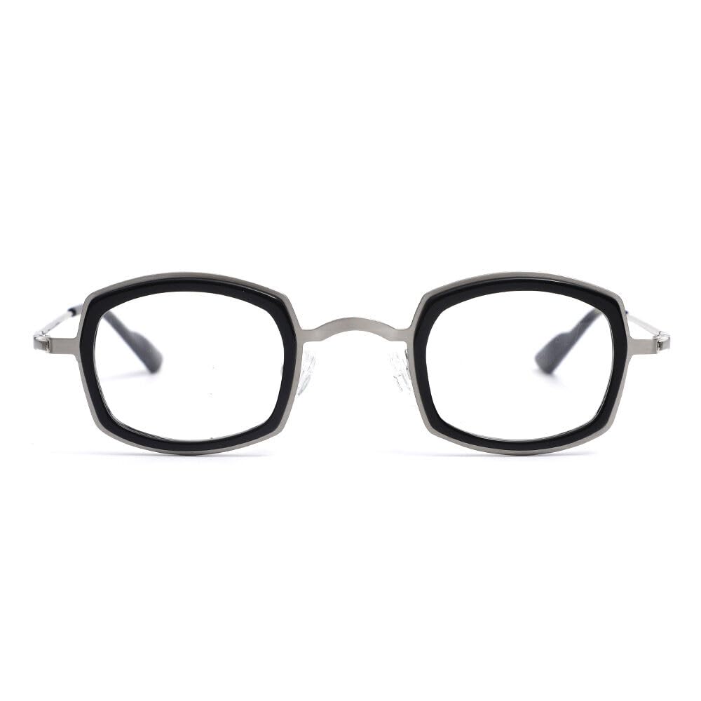 Occhiali da Lettura Donna Uomo, Metal Leggero Montatura Occhiali da Vista, Occhiali Anti Luce Blu per Computer