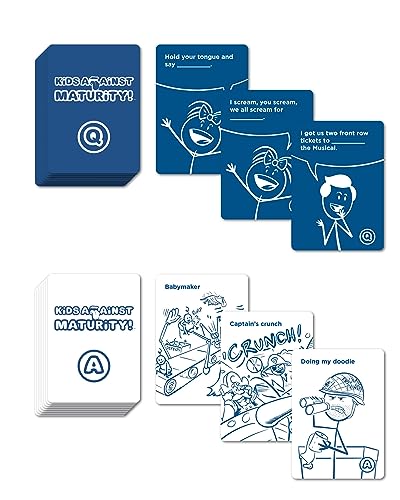 Kids Against Maturity: Card Game for Kids and Families, Super Fun Hilarious for Family Party Game Night, Let\'s Go Edition
