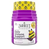 Zarbee's Naturals Children's Elderberry Immune Support* Gummies with Vitamin C, Zinc, Natural Berry Flavor, 42 Count