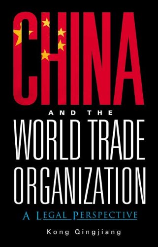 Buy China and the World Trade Organization: a Legal Perspective — BookShops.in