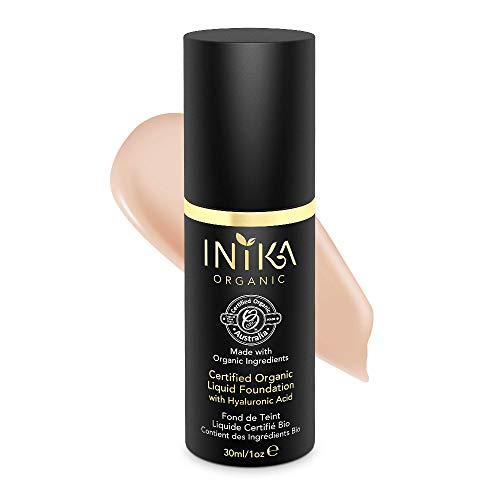 INIKA Organic Porcelain Liquid Foundation, 1.01 OZ