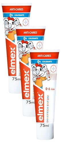 Elmex Dentifrice Bébé 0-6 Ans Lot de 3