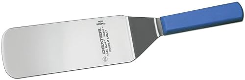 Cool Blue Basics - Espátula sólida resistente al calor, 8 pulgadas de largo