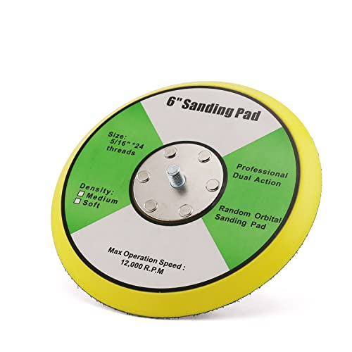 Plaque filetée 152mm pour ponceuse double action et polisseuse auto