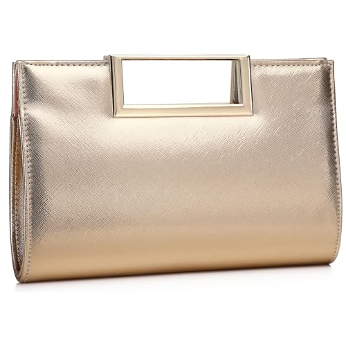 Image of Gurina Evening Clutch Purses for Women Formal Party Clutch Bags Cocktail Prom Fashion PU Leather Shoulder Handbags