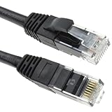 SPÉCIFICATIONS TECHNIQUES - Longueur 4m, couleur noire, Cat 6 UTP (Unshielded Twisted Pair), certifié ETL/3P E164469-F3, idéal pour installations permanentes extérieures