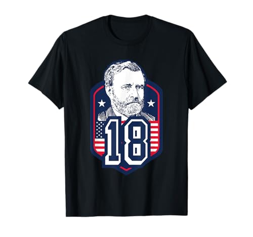 Ulysses S Grant Eighteenth President Jersey Style T Shirt T-Shirt