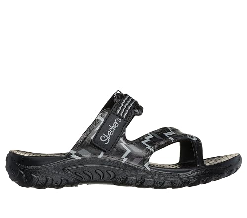 Skechers Skechers Women's FOAMIES Reggae - Whimsical, Black/Gray, 10