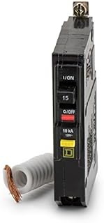 SCHNEIDER ELECTRIC Miniature 120-Volt 15-Amp QOB115GFI Molded Case Circuit Breaker 600V 100A