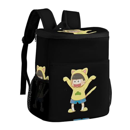 おそ松さん クーラー バックパック 保冷リュック 大容量 クーラーボックス 保冷リュック 冷蔵庫バッグ 保温 釣り キャンプ クーラーボックス クーラーバッグ