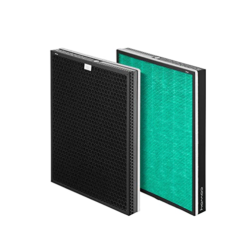 Coway Airmega 250/250S Air Purifier Replacement Filter Set, Max 2 Green True HEPA and Active Carbon Filter, AP-1720-FP