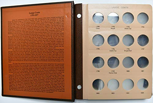 Dansco Large Cents 1793-1857 Album #7099