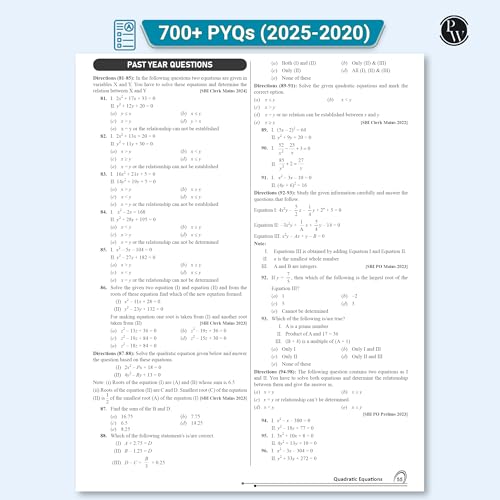 Image of PW KYC Quantitative Aptitude | Chapterwise Theory, Exercise, Past Year Questions (PYQ) By Sumit Jaiswal For SBI PO, Clerk, IBPS PO, Clerk, RBI & Other Banking Exams 2025- 26 | Free 20 Online Tests