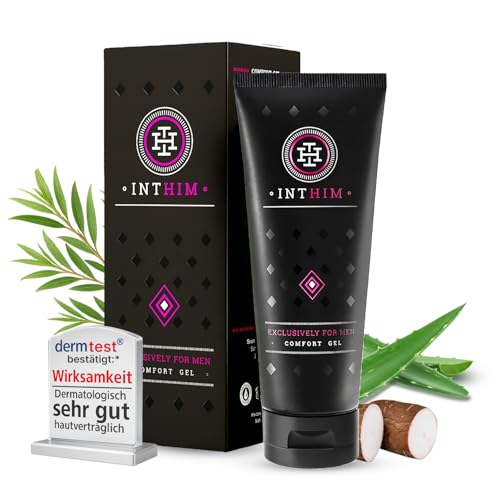 IntHim Intimpflege Männer After Shave - Bei Rötungen, Rasurpickeln & Juckreiz - Intim Creme mit Aloe Vera und Teebaumöl - Erfrischend und antibakteriell - Ideal für empfindliche Haut