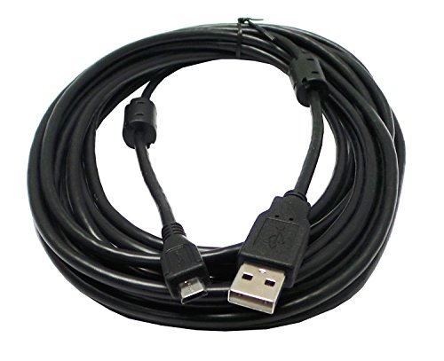 Importer520® Google Chromecast HDMI HDTV Stick 20ft Micro USB to Standard USB Cable Charger, Data, Computer, Sync Cord with Ferrite Core