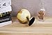 Annova Antique Globe Dia 5.5-inch / 14CM - Educational/Geographic/Modern Desktop Decoration - Stainless Steel Arc and Base - for School, Home, and Office (Brown-1)