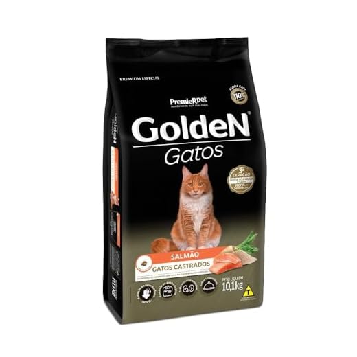 Ração Golden para Gatos Adultos Castrados Sabor Salmão - 10,1kg Premier Pet Adulto