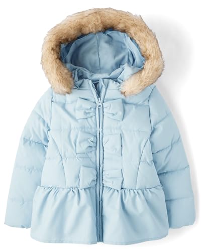 Gymboree,And Toddler Puffer Jacket,Light Blue Ribbon,12-18 Months