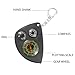 XIAOQENAN Outdoor Travel Map Odometers Portable Keychain Compasses Compact Camping Navigation Tool Accurate Distance Measurement Multifunctional Outdoor Compasses