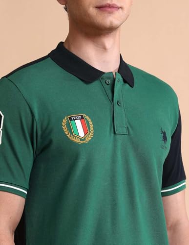 Image of U.s.Polo Association Men's Slim fit Iconic Number Polo Shirt