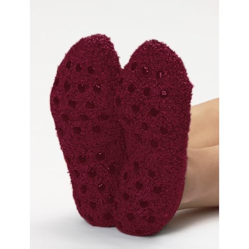 Image of 3Pairs Ankle Socks Low cut Pom Pom Fluffy Fuzzy Warm Winter Plush Slipper Socks For Women