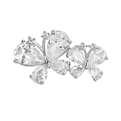 Petites broches de zircone cubique pour femmes idéales sur une veste de tailleur
