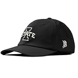 Branded Bills Officially Licensed x Iowa State Cyclones Black Performance Dad Hat Vintage Iowa State PVC