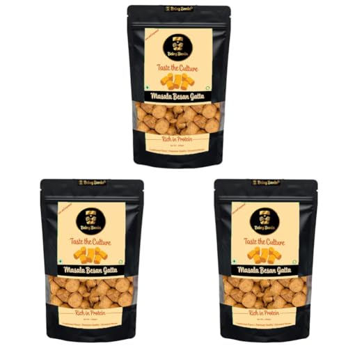 Image of Being Bania Besan Gatta - Gatte, 500g | Marwari Gatta Sabzi | Rajasthani food | Home made | Ready to cook (Pack of 3)