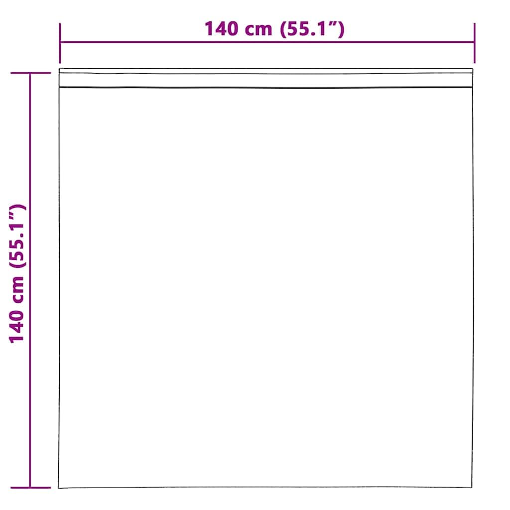 Rideaux occultants 2 pcs Bleu foncé 140 x 140 cm Velours Rideaux Bleu,4107198