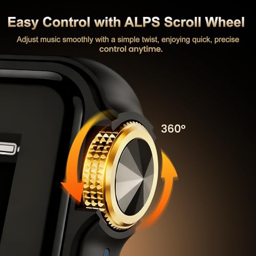 Image of HIFI WALKER H2 Mini MP3 Player with APTX Bluetooth, Hi-Res Audio, Lossless DSD /FLAC, Touch Screen & Wearable Clip, Portable Music Player for Running & Travel, 64GB Memory, Supports up to 512GB