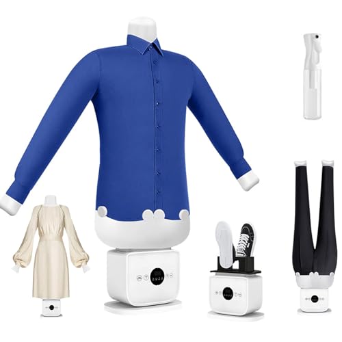 Machine à Repasser Aironox, Nouvelle Génération 2026 Avec 109 Poches Gonflables, Machine à Repasser Automatique Pour Chemises, Repassage Rapide En 8 Minutes, Sèche Rapidement, Réservoir D'aromathérapi