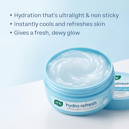 Joy Hydra Refresh Ultra Light Oil-Free Gel Moisturizer for Oily & Acne-Prone Skin | Hyaluronic Acid + Panthenol | 48hr Hydration, Non-Sticky Matte Finish | 150ml - Image 5
