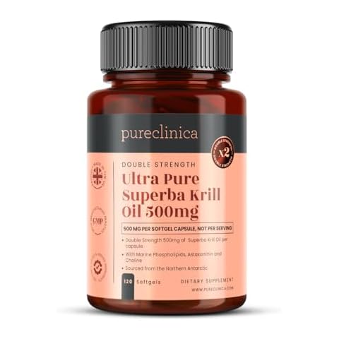 Ultra Pure Superba Krill Oil 500mg Capsules Cover