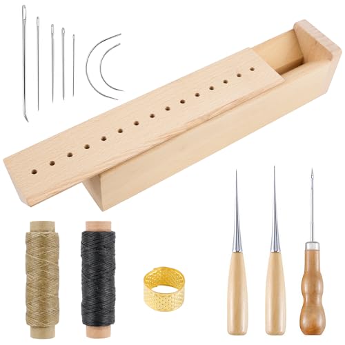 Milkary Wood Book Binding Cradle, Book Binding Kits Include...