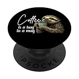 Photo Gallery coffee is a hug in a mug divertente citazione barista bradipo amante popsockets popgrip intercambiabile Photo Gallery coffee is a hug in a mug divertente citazione barista bradipo amante popsockets popgrip intercambiabile
