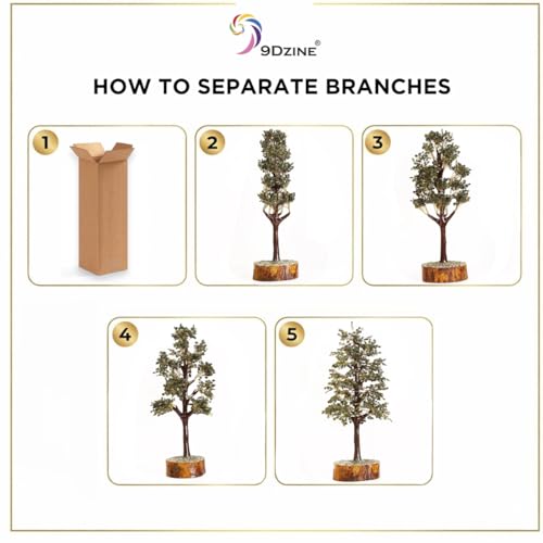 Image of Feng Shui Green Jade Gemstone Bonsai Money Tree, 1500 Beads Gold Wire Crystal Stone, for Home Decor, Showpiece