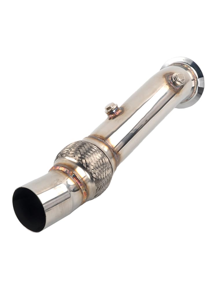 Downpipe échappement INOX Adapté pour BMW 535i 640i 740Li F10 F11 F07 F06 F12 F13 F01 2010-2015 Tuyau décatalyseur