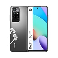 Xiaomi Redmi 10 2022 - Smartphone 4+128GB, 6,5” FHD+ 90Hz DotDisplay, MediaTek Helio G88, 50MP AI Quad Camera, 5000mAh, Carbon Gray (UK Version + 2 Years Warranty)