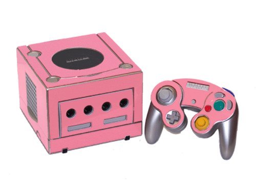 Soft Pink - Vinyl Decal Mod Skin Kit by System Skins - Compatible with Nintendo Game Cube