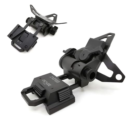 PVS15 PVS18 GPNVG18 Night Vision Goggles Mount?Adjustable Tactical Helmet Mount?for L4G30 NVG Metal Helmet Mount?CNC Aluminum (BK)