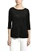 Produktbild berydale Shirt mit Dreiviertelärmeln, Damen, Schwarz, XL